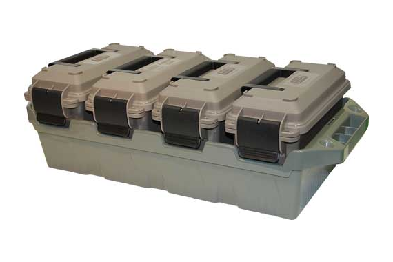 Mtm 4-can Ammo Crate W- 4 .30 - Cal Ammo Cans Army Grn-dk Erth