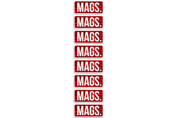 Mtm Ammo Caliber Labels Mags - 8-pack