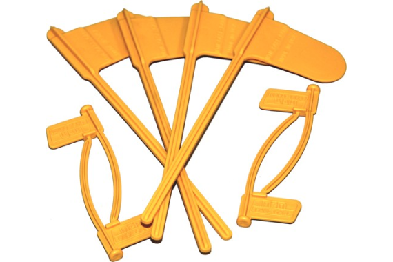 Mtm Pistol & Rifle Chamber - Indicator Flags 8-pack Yellow