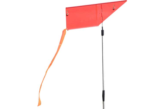 Mtm Wind Reader Shooting Range - Flag Orange W-flag And Stake