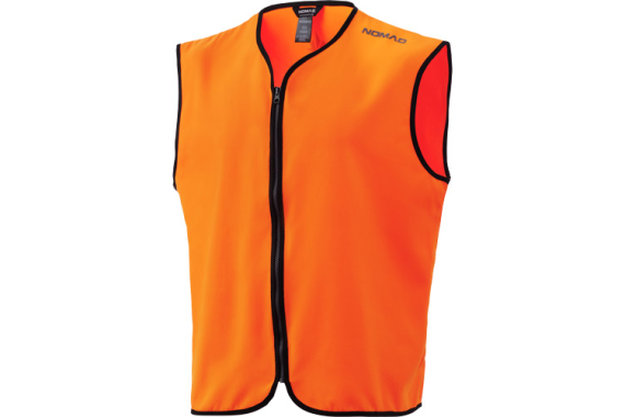 Nomad Blaze Orange Vest W- - Nomad Logo On Back Xx-large!