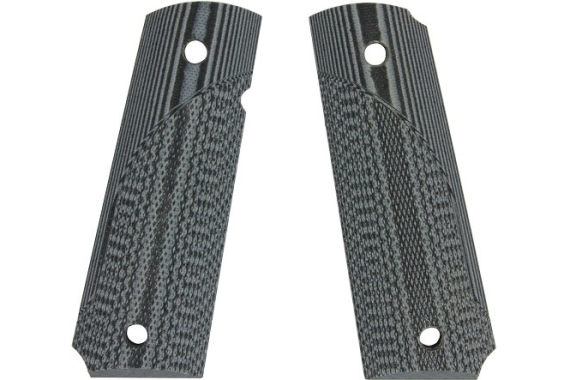 Pachmayr Dominator G10 Grips - For 1911 Gray-black Checkered