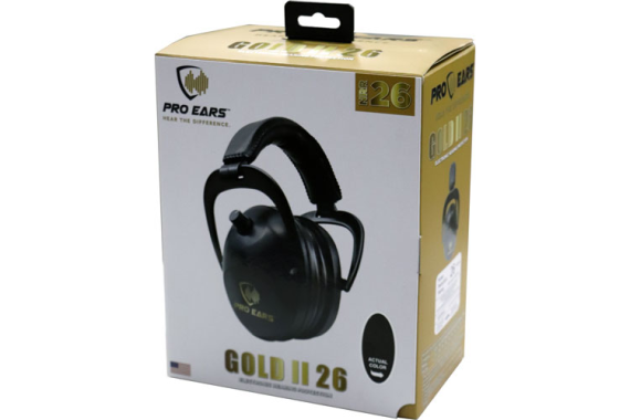 Pro Ears Gold Ii 26 Ear Muff - Electronic W-padded Base Blk