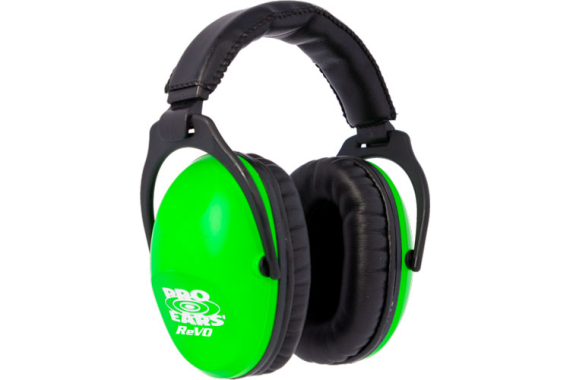 Pro Ears Revo Ear Muff - Passive Neon Green