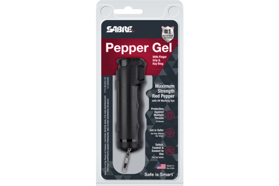 Sabre Ruger Red Pepper Gel - Spray Flip Top Black 15gr