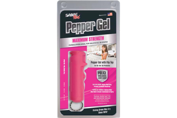 Sabre Ruger Red Pepper Gel - Spray Flip Top Pink 15gr