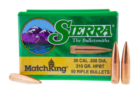 Sierra Bullets .30 Cal .308 - 210gr Hpbt Match 50ct