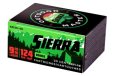 Sierra  Outdoor Master 9mm - 20rd 10bx-cs 124gr Jhp