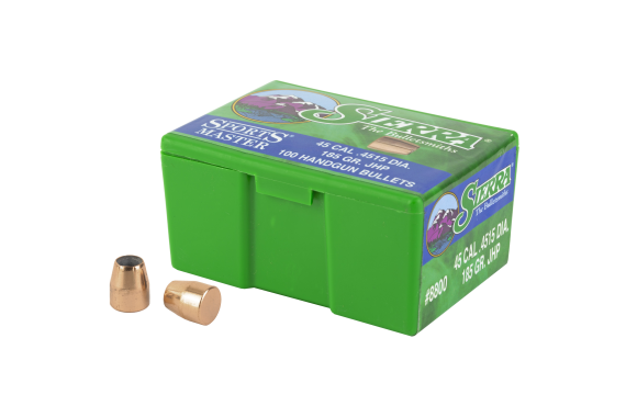 Sierra Sportsmaster .45 185gr 100 Ct