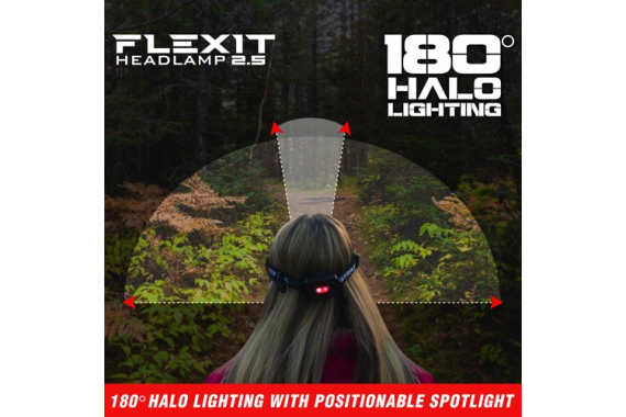 Striker Flex-it Headlamp 250 - Lumens W-5 Modes