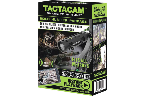 Tactacam Solo Hunter Package - Action Camera W- Mounts