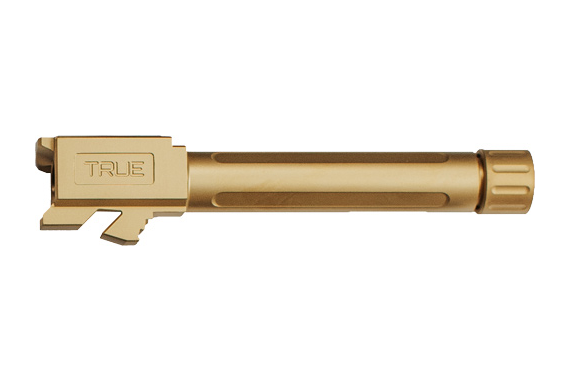 True Precision Glock 17 Barrel - Threaded Gold Tin