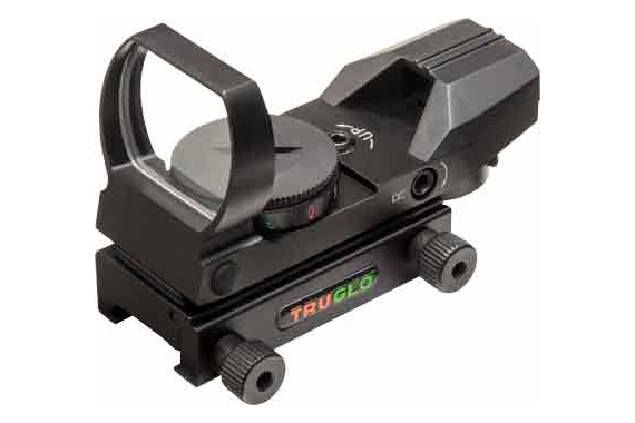 Truglo Panoramic Sight - 4-reticle Red-green Black