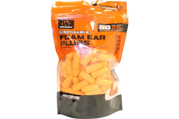 Walkers Ear Plugs Soft Foam - 32db 50-pair Bag