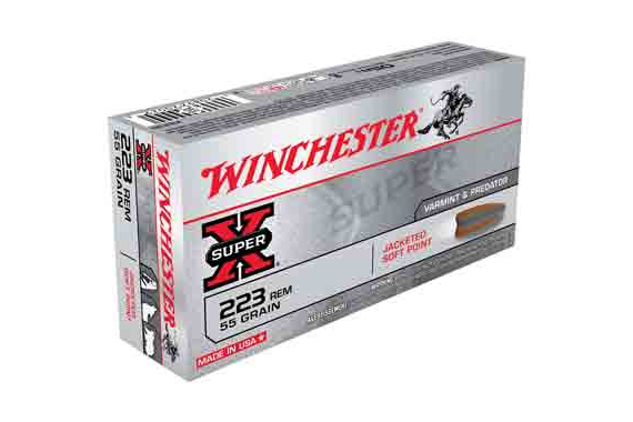 Winchester Super-x 223rem 55gr - 20rd 10bx-cs Jsp