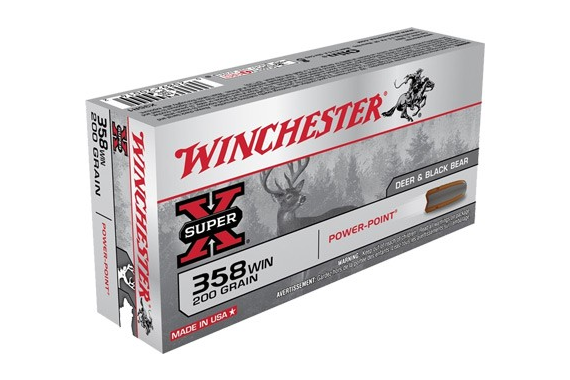 Winchester Super-x 358 Win - 20rd 10bx-cs 200gr Power Point