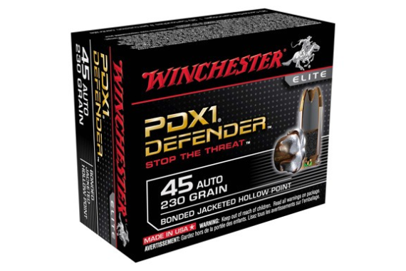 Winchester Supreme Elite 45acp - 20rd 10bx-cs 230gr Pdx1 Def Hp