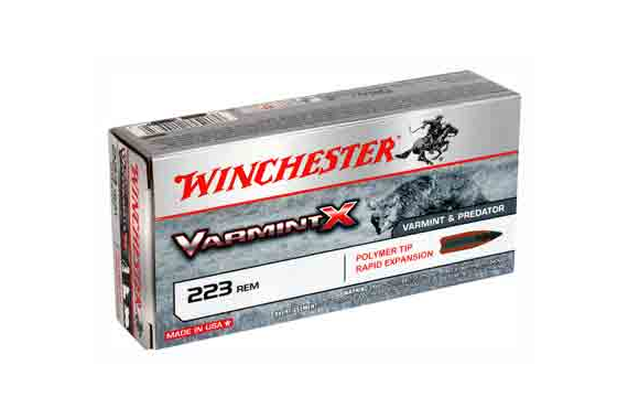 Winchester Varmint-x 223rem - 20rd 10bx-cs 40gr Poly Tipped