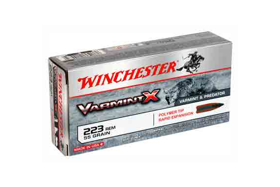 Winchester Varmint-x 223rem - 20rd 10bx-cs Poly Tipped 55gr