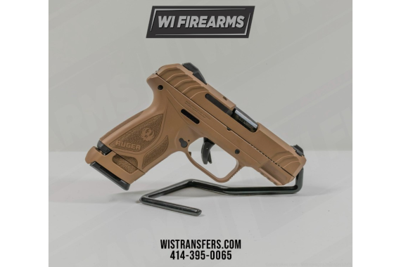 Ruger Security 9 Compact, 9mm, 3.42'', 10-Rd/15-Rd, Dark Earth Cerakote