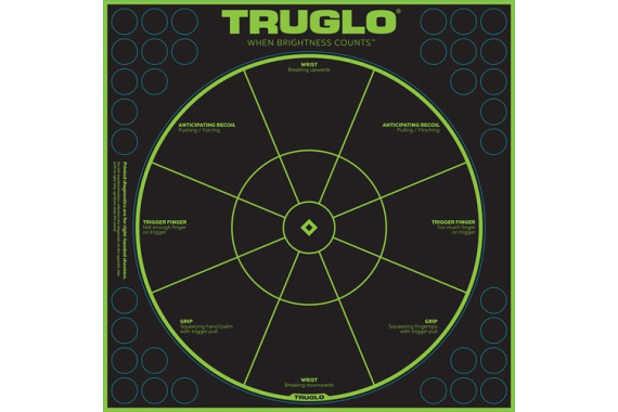 Truglo Tru-see Reactive Target - Handgun Diagnostic 12
