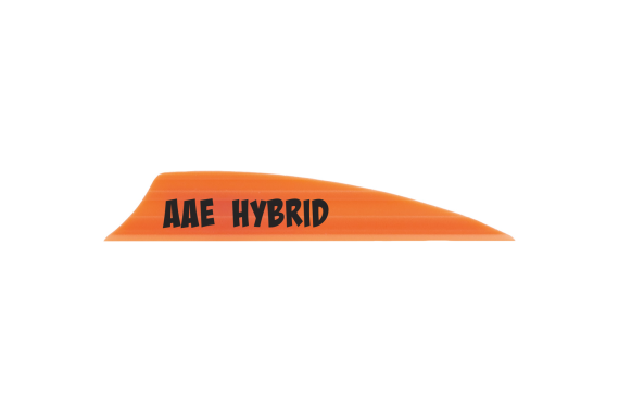 Aae Hybrid 1.85 Vanes Fire Orange 1.85 In. Shield Cut 100 Pk.