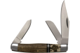 Abkt Roper Series Laredo Stag - Stockman 3-blade Wood Handles