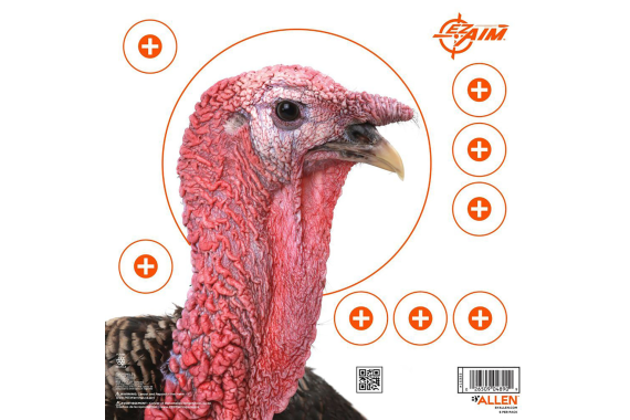 Ezaim Four Color Turkey Patterning Paper Targets 12x12 6 Pk.