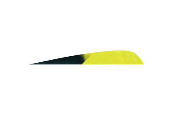 Gateway Parabolic Feathers Kuru Lemon Lime 4 In. Rw 50 Pk.