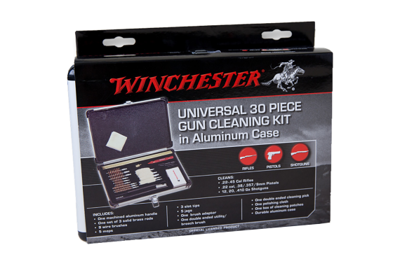 Winchester Universal Cleaning Kit Aluminum Case 30 Pc.