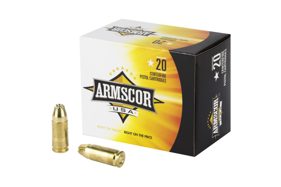 Armscor 9mm 124gr Jhp 20-500
