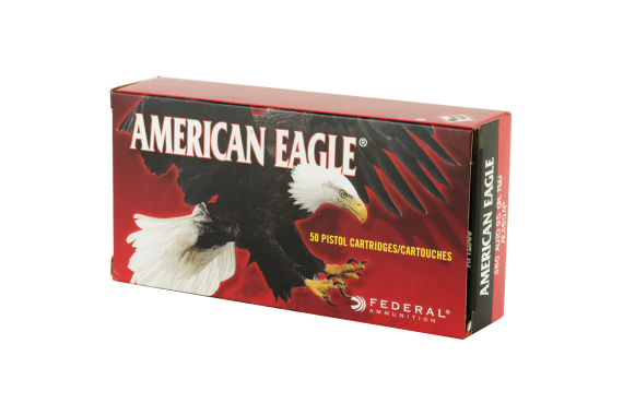 Fed Am Eagle 380acp 95gr Fmj 50-1000
