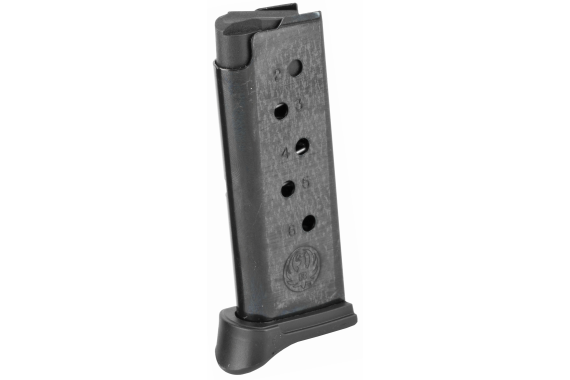 Mag Ruger Lcp 380acp 6rd Bl W-ext