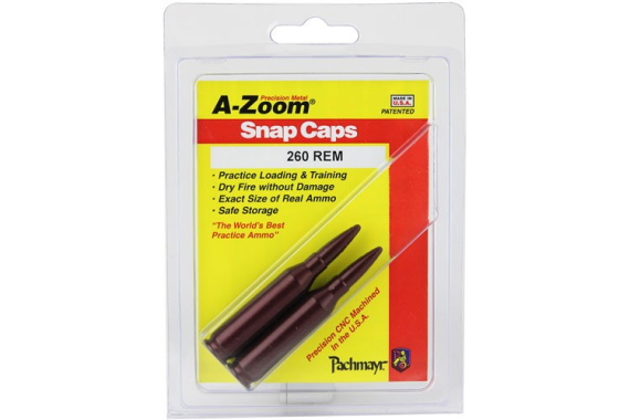 A-zoom Metal Snap Cap - .260 Remington 2-pack!