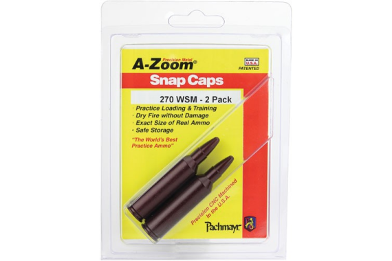 A-zoom Metal Snap Cap - .270wsm 2pk