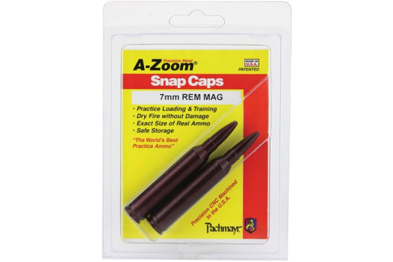 A-zoom Metal Snap Cap 7mm - Rem Magnum 2-pack
