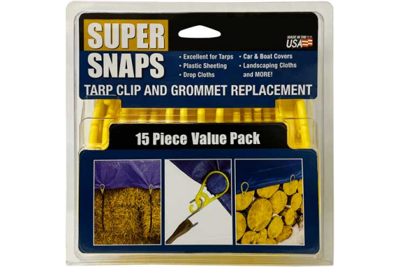 Accusharp Super Snaps 15-pack - Tarp Gromet Hole Super Snaps