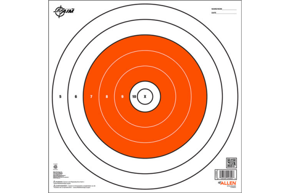 Allen Ez Aim Paper Bullseye - Target 12-pk 12
