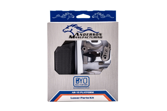 Anderson AR15 Lower Parts Kit - Black With Stainless Trigger , LPK
