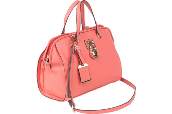 Bulldog Concealed Carry Purse - Satchel Coral