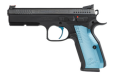 Cz Shadow 2 Sa 9mm Fs 17-shot - Black Polycoat Blue Grip !!