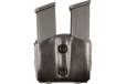 Desantis Double Mag Pouch Owb - Leather Single Stack 10-45 Blk
