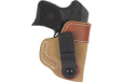 Desantis Soft Tuck Holster Iwb - Rh Leather Shield 9-40-45 Nat