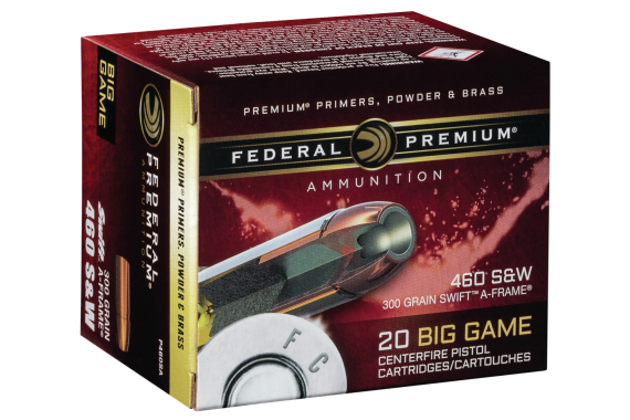 Federal Premium, Fed P460sa       460sw     300 Swafr         20/10
