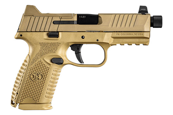 Fn 509m Tactical 9mm Optics - Ready Night Sights Fde 24rd