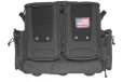 Gps Tactical Rolling Range Bag - Holds 10 Handguns Black Nylon