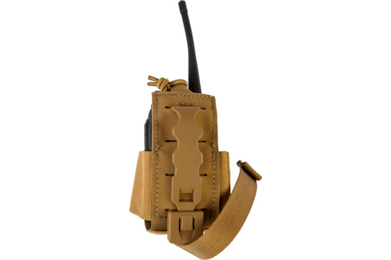 Grey Ghost Gear Radio Pouch - Small Laminate Coyote Brown