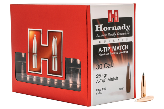 Hornady Bullets 30 Cal .308 - 250gr A-tip  100ct