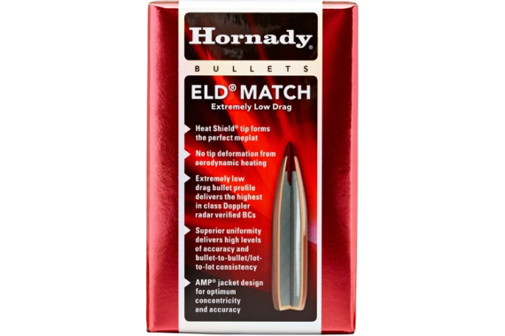 Hornady Bullets 30cal .308 - 155gr. Eld-match  100ct