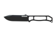 Ka-bar Becker Skeleton Knife - Black Fine Edge W- Sheath